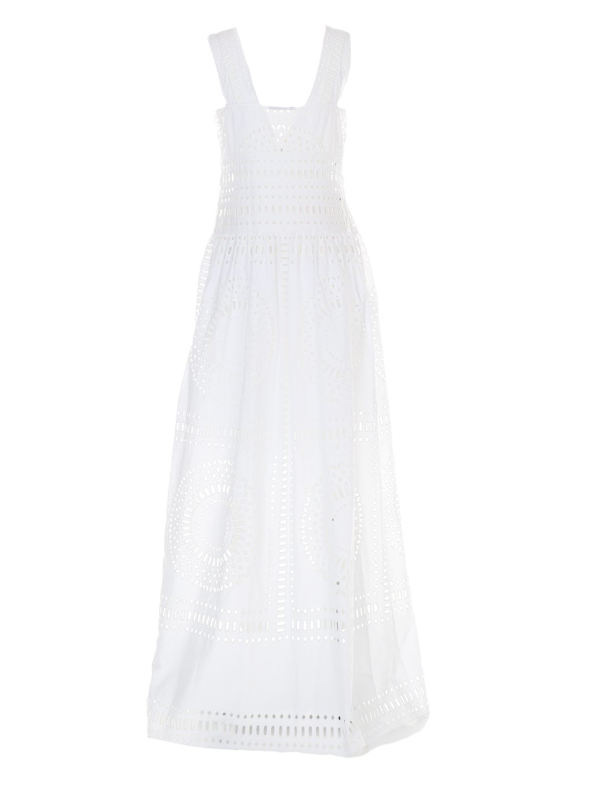 ワンピース A FERRETTI Sangallo dress Dress in sangallo with flowers and leaves | Alberta Ferretti